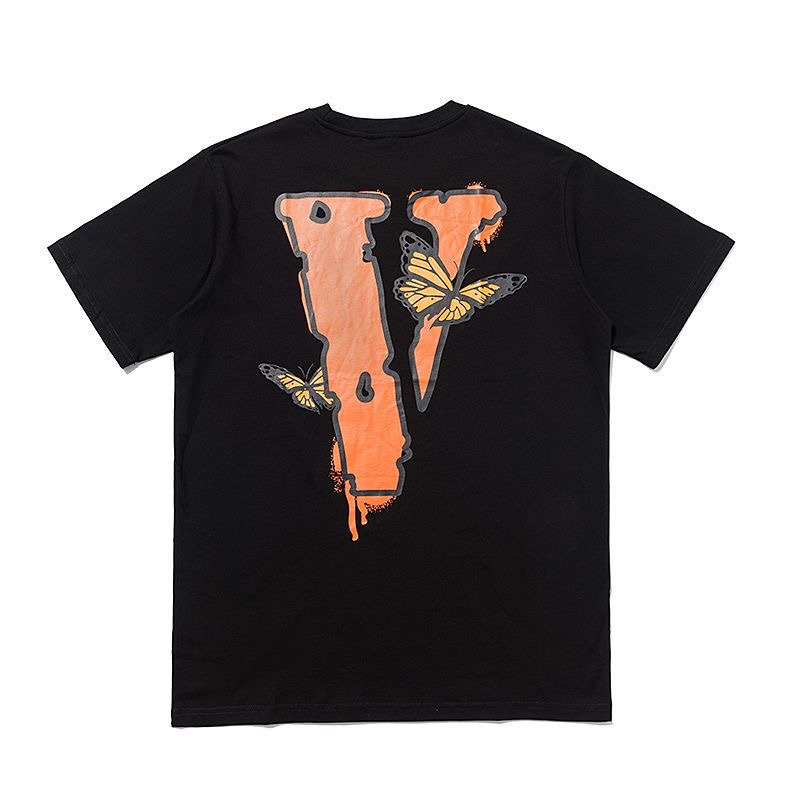 Butterfly Orange V Tee 2 Colors