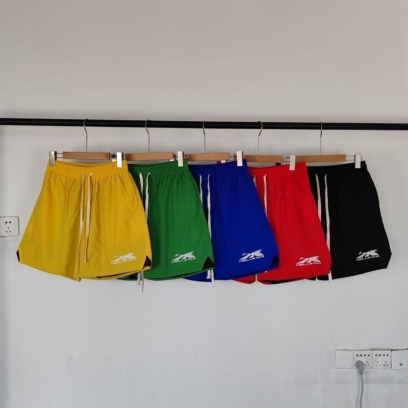 Correct version niche alien embroidery printed quick drying short