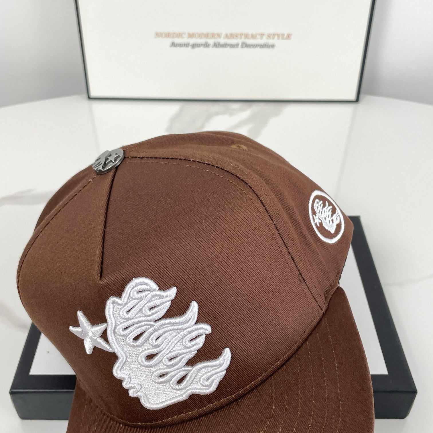 Brown color cap