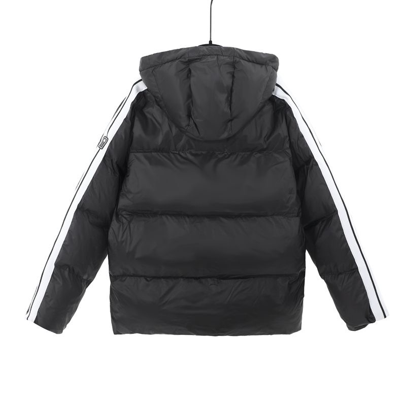 Small Letters Logo Down Jacket Black Color
