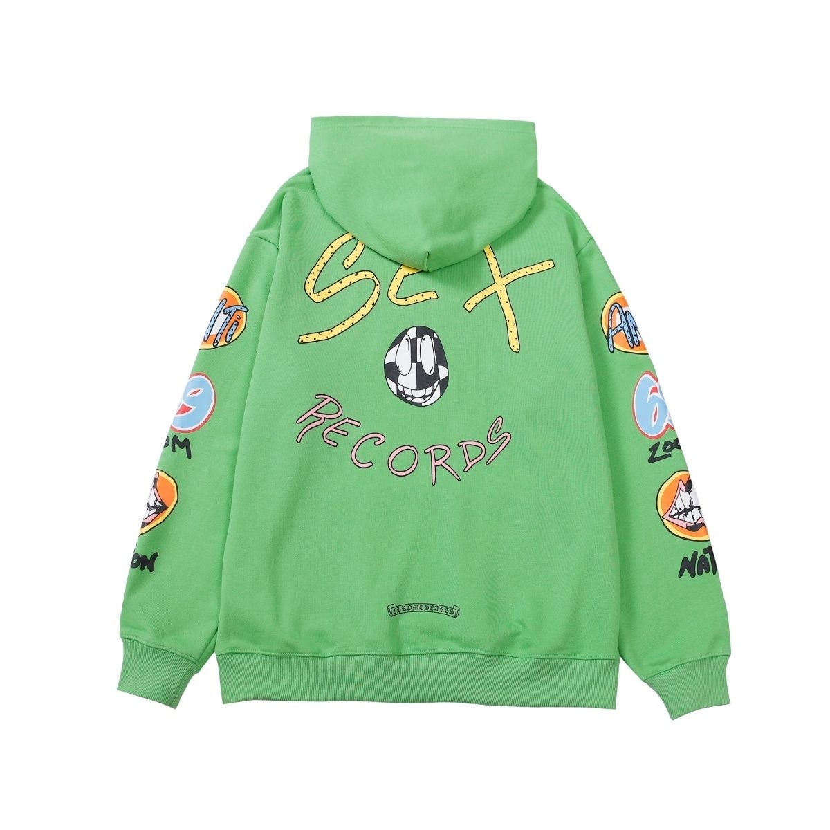 CH Sex Letters Hoodie Green Color