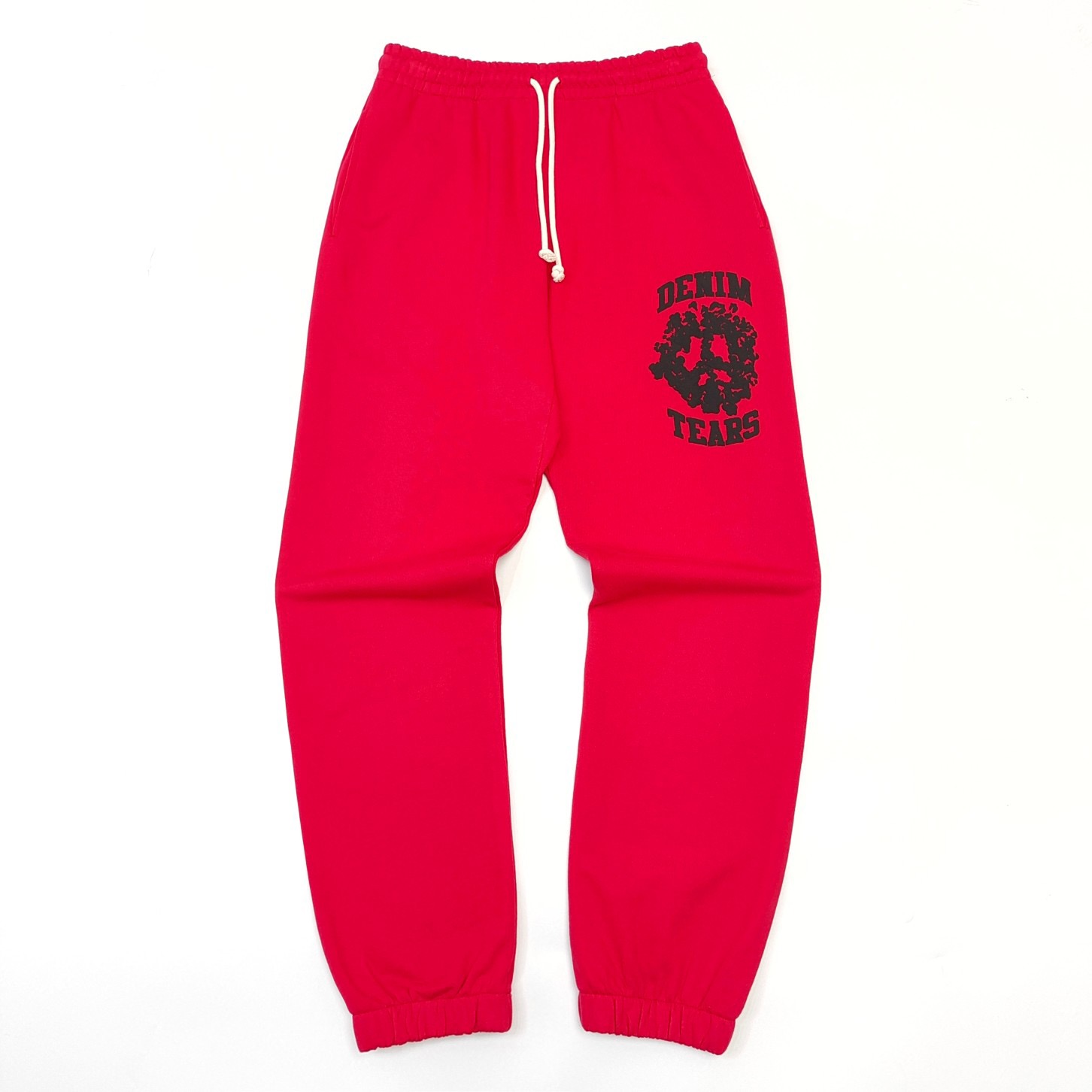1:1 Best Quality Skull Logo Pants Red Color