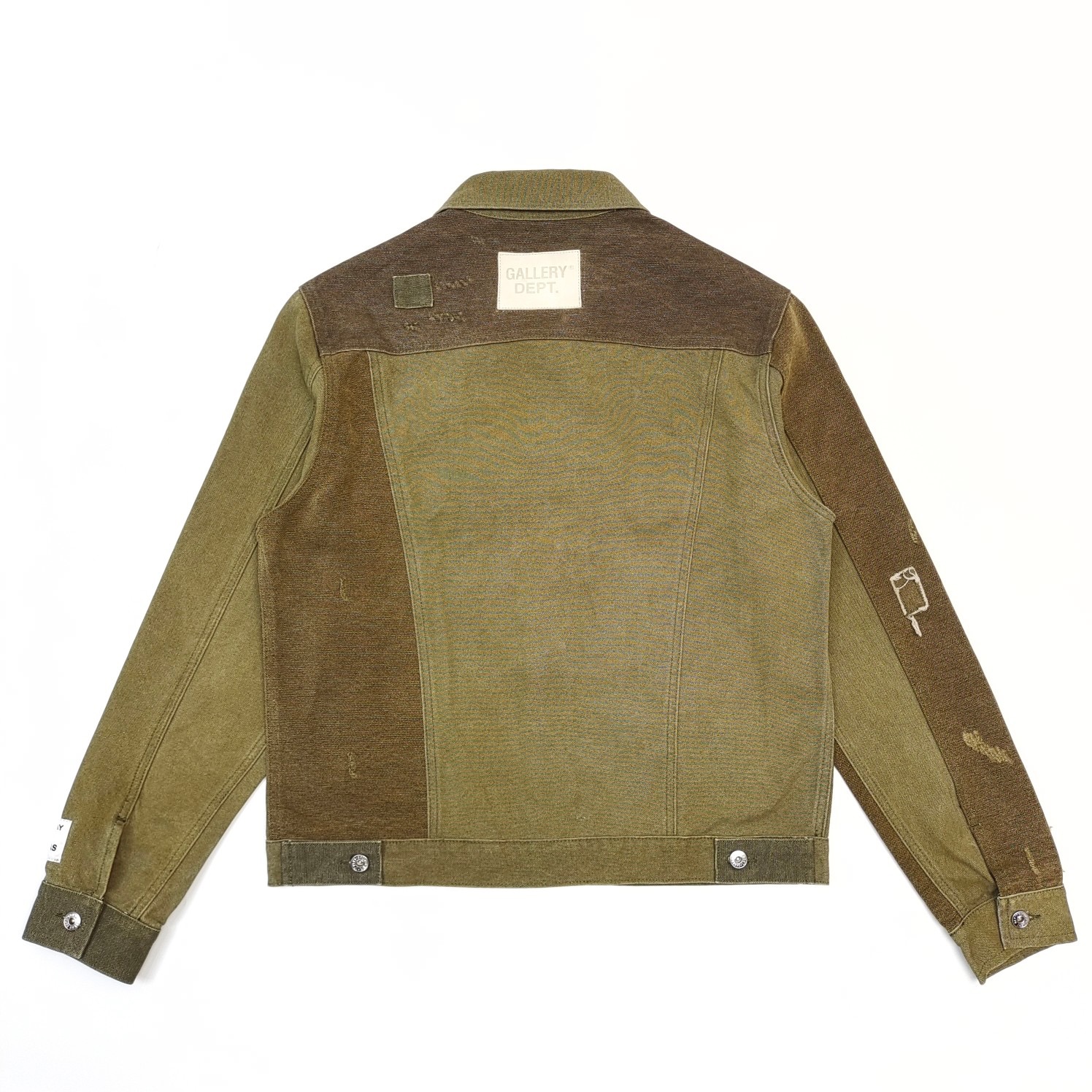 1:1 Best Quality Denim Jacket Olive Color