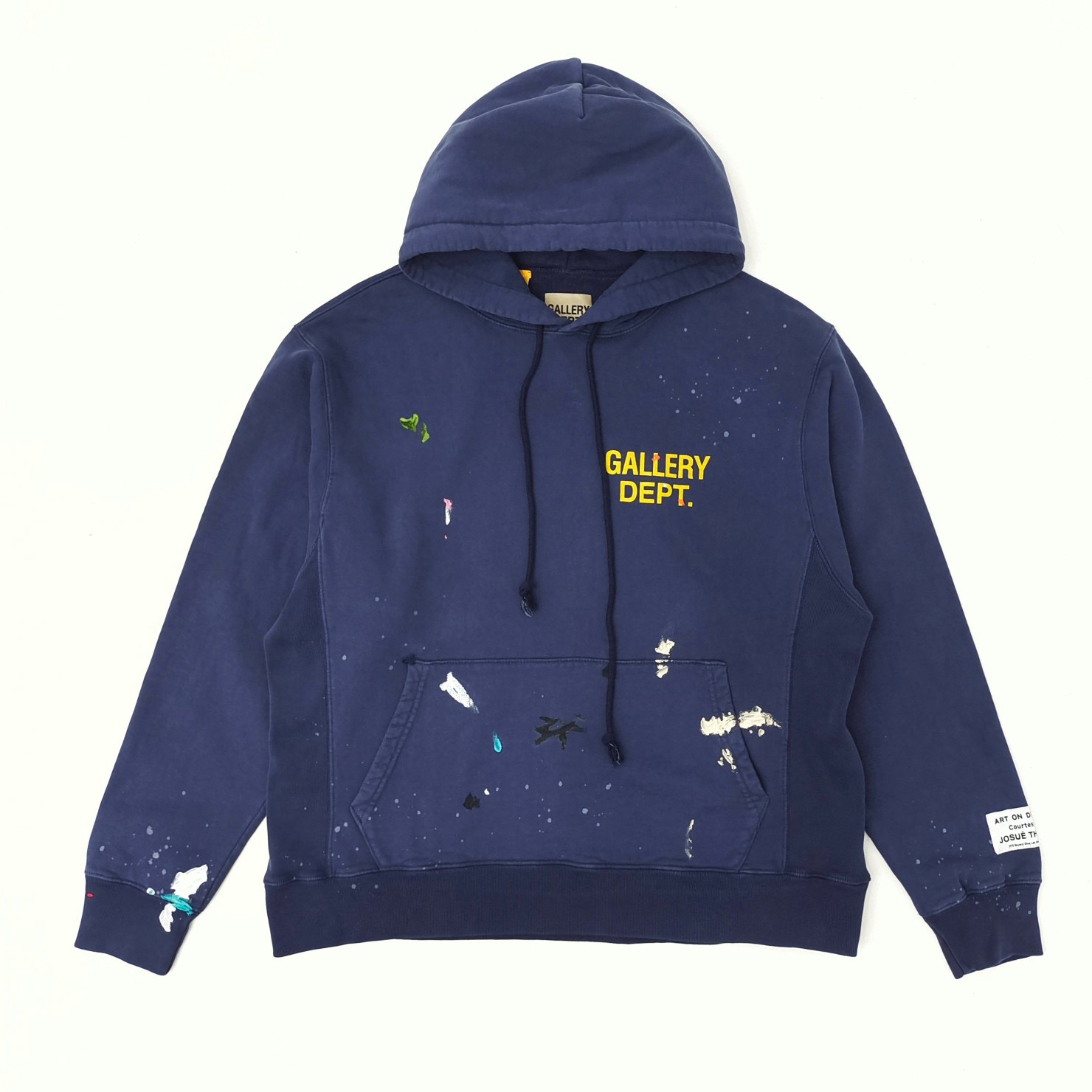 1:1 Best Quality Splash ink Hoodie Navy Color
