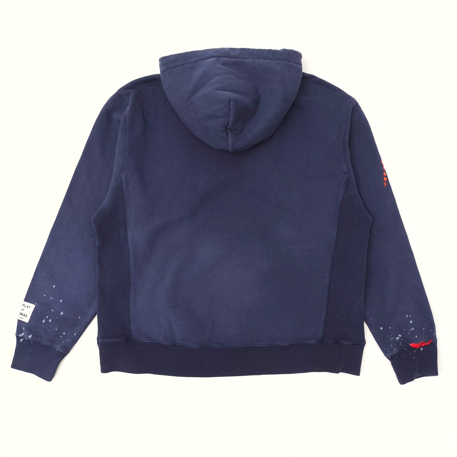 1:1 Best Quality Splash ink Hoodie Navy Color