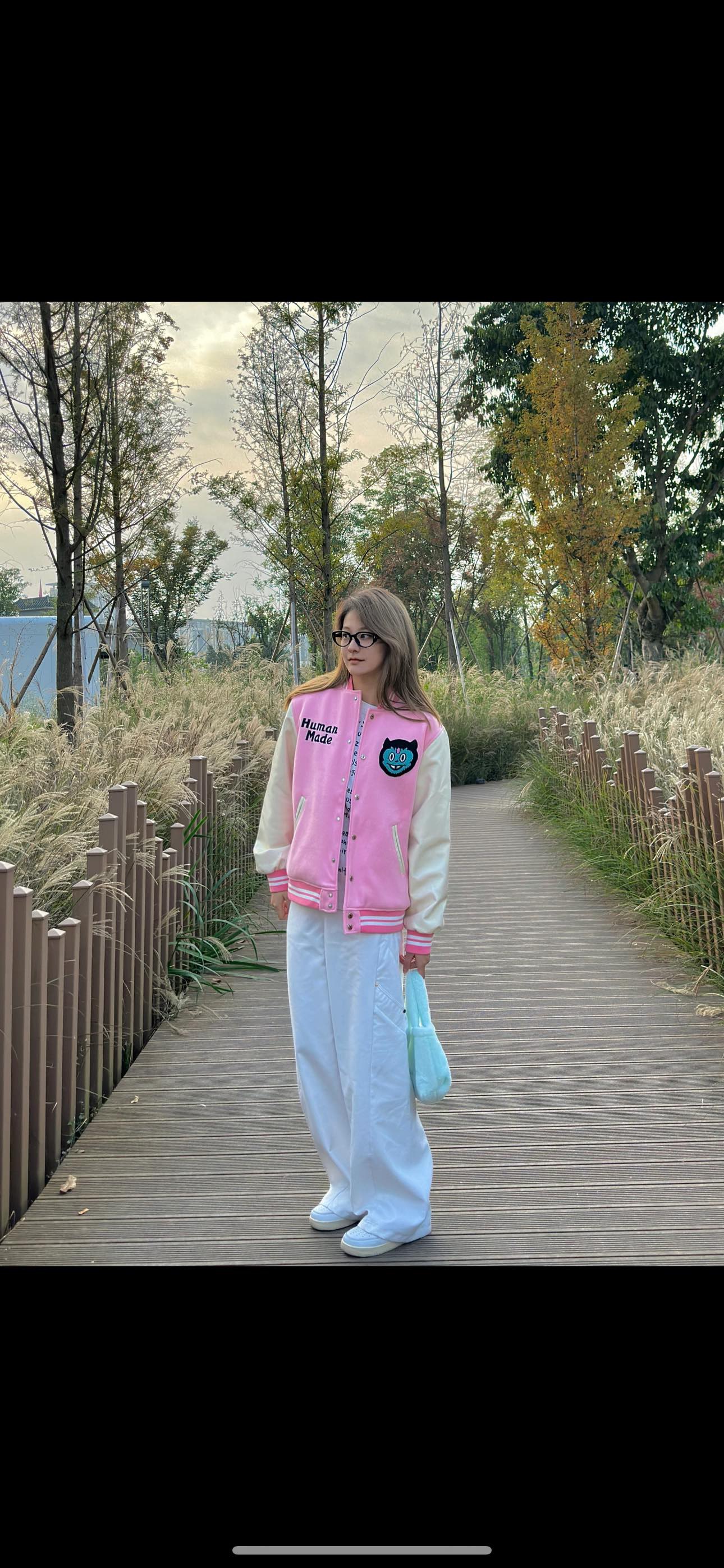 1:1 Best Quality Human made Lovely Pink Jacket