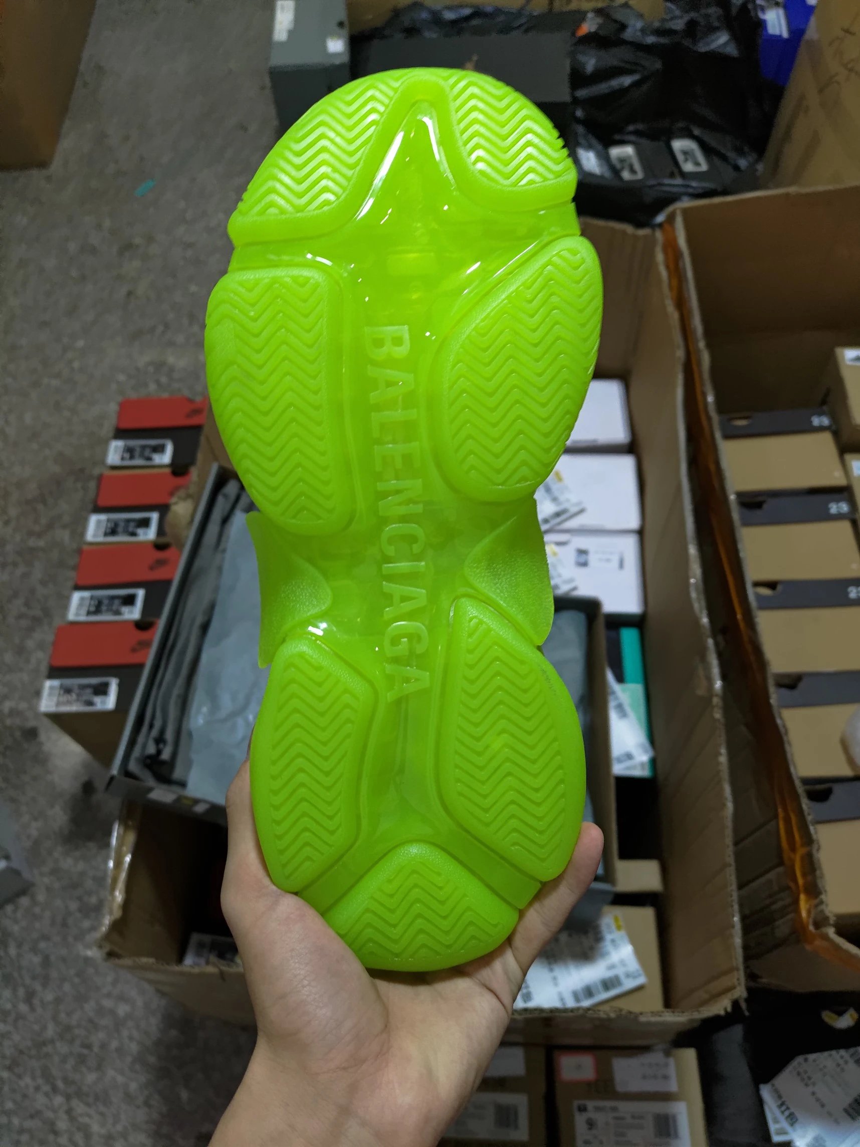 Balenciaga Trips S Sneakers fluorescent Color