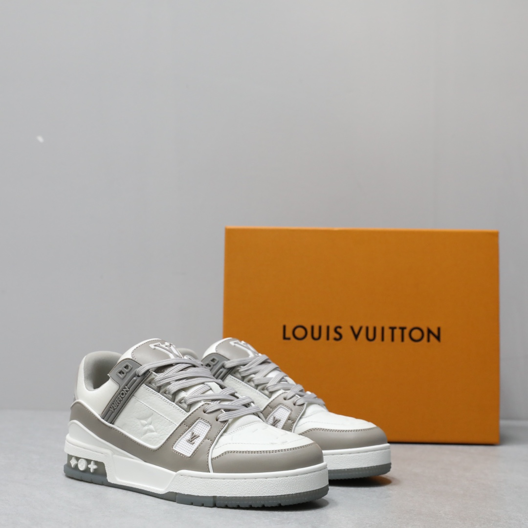 2024 LV Trainer Low Grey and White Color