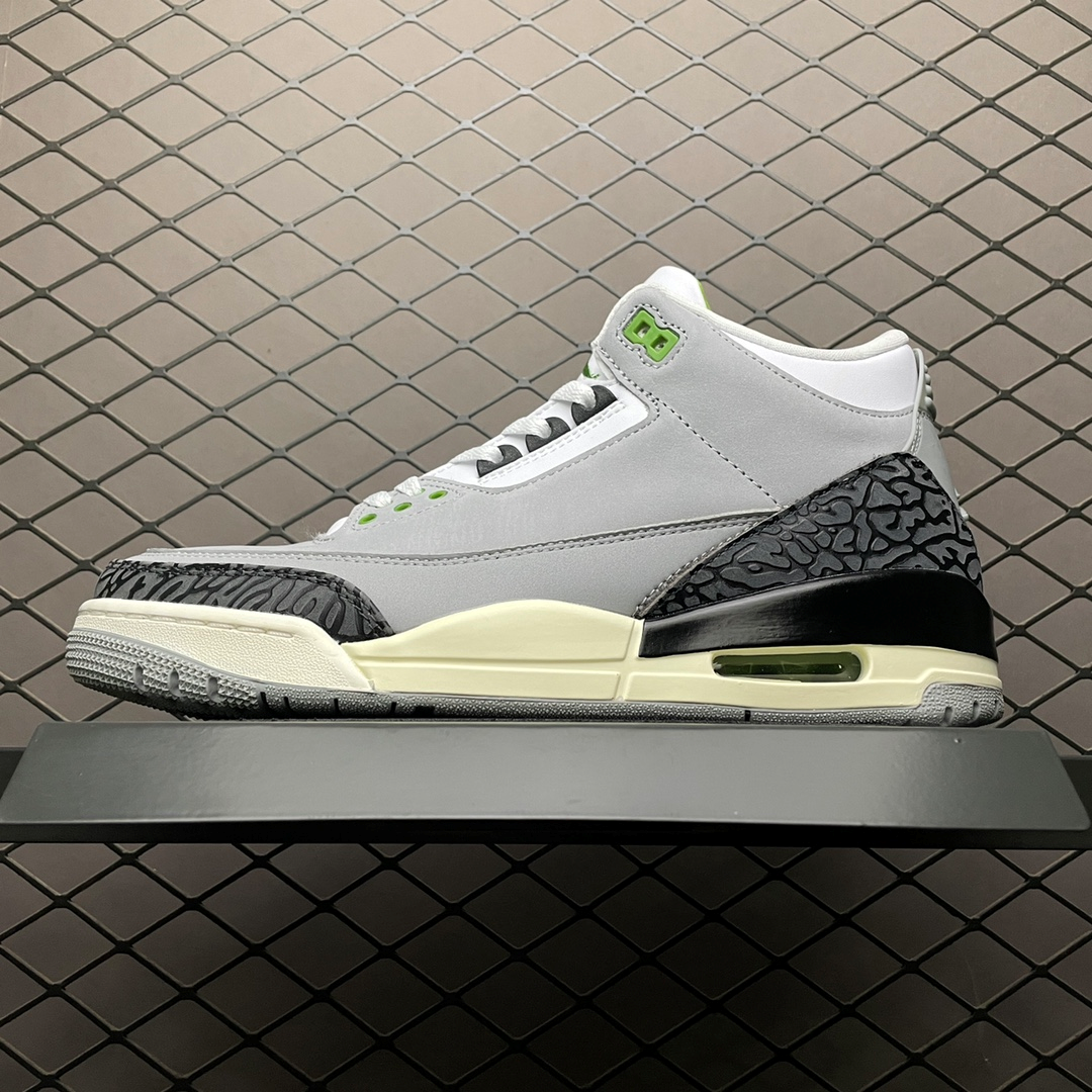Air Jordan 3 Retro Chlorophyll Color