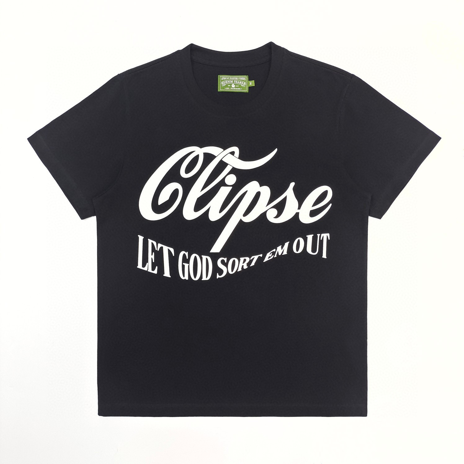 1:1 Best Quality Denim Tears Virginia Tee Black Color