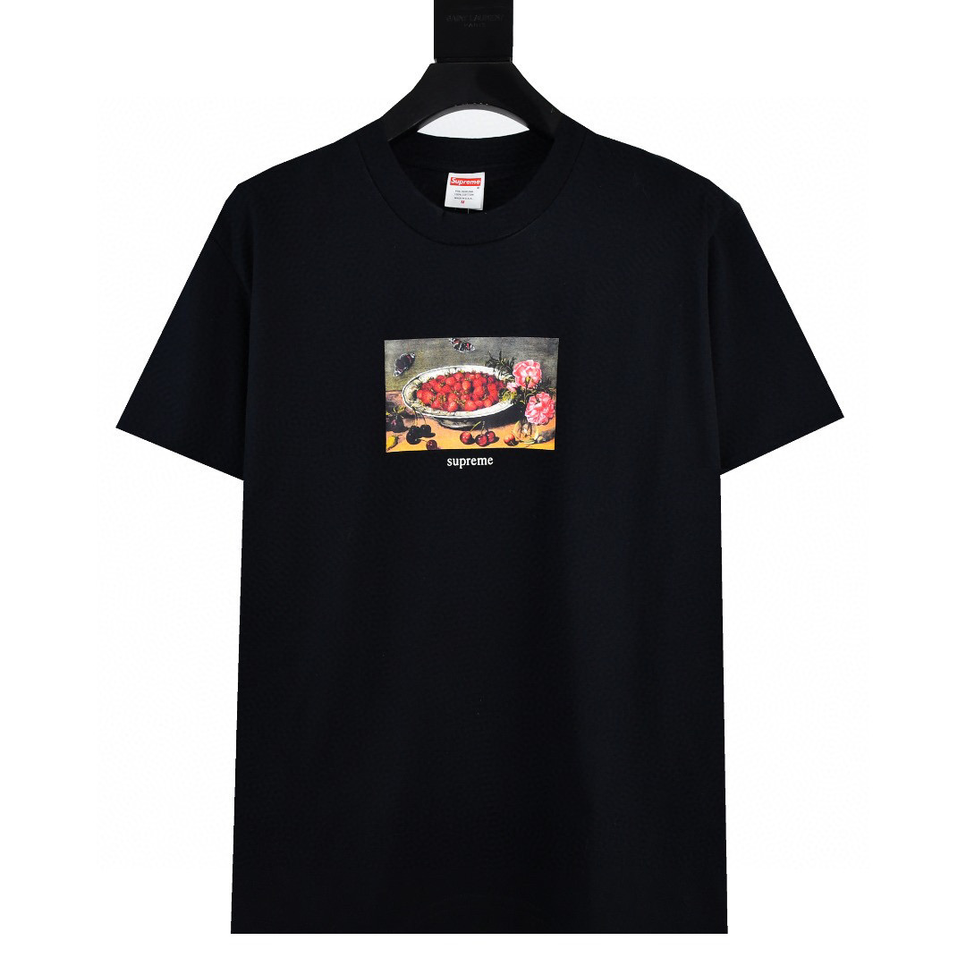 Supreme 23SS Strawberries Tee 2 Colors