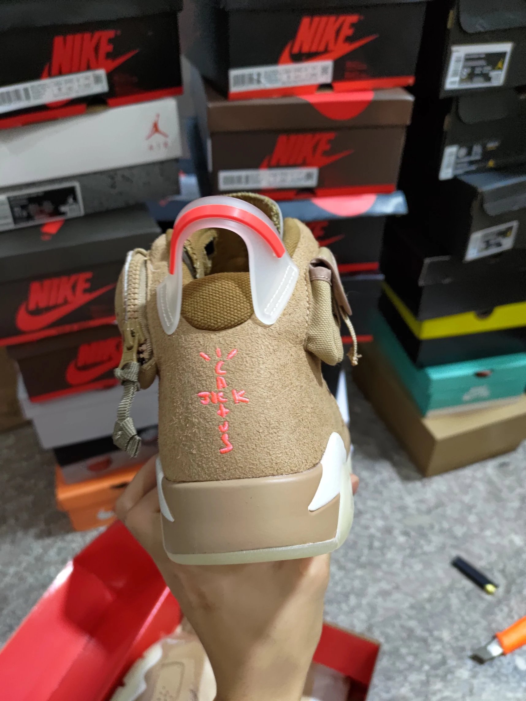 Air Jordan 6 Travis Scott Retro British Khaki