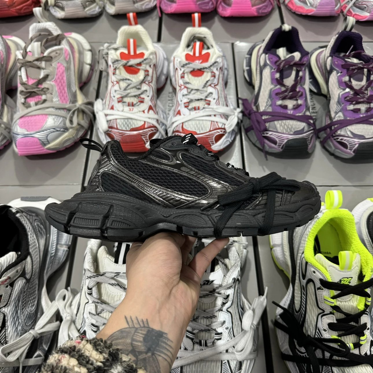 Balenciaga G3xl all black shoes