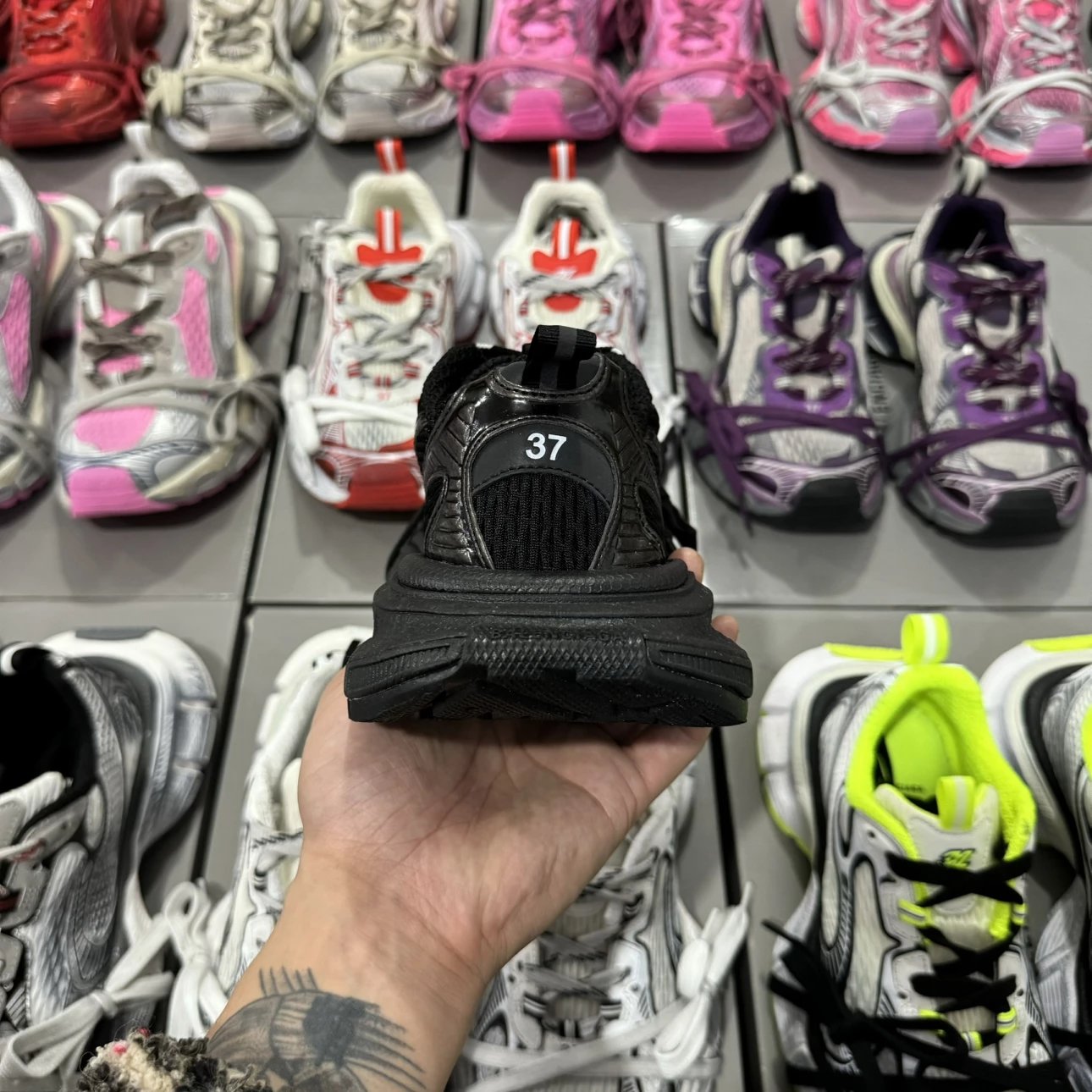 Balenciaga G3xl all black shoes