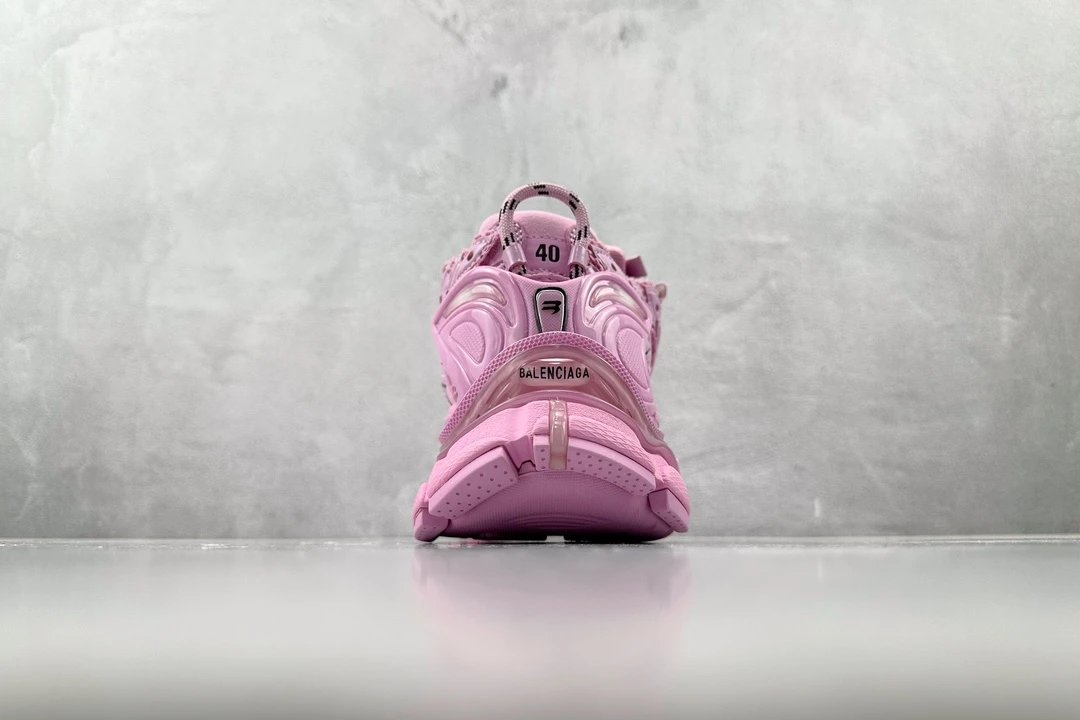 balenciaga runner pink shoes