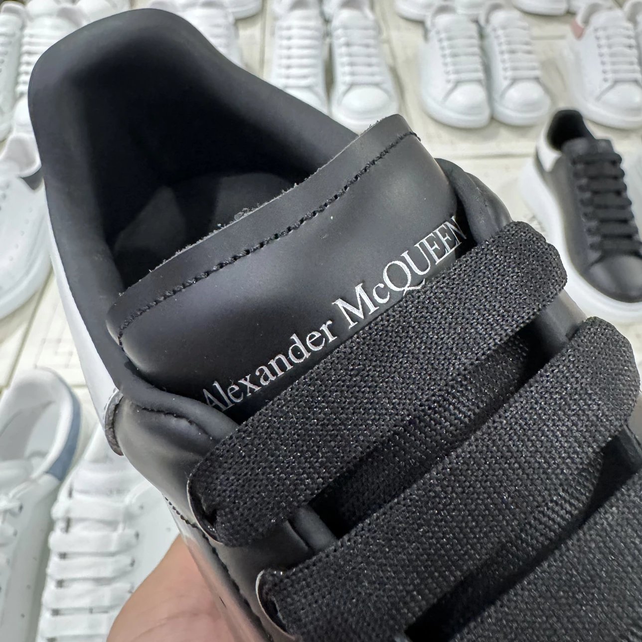 Alexander McQueen black and white shoes