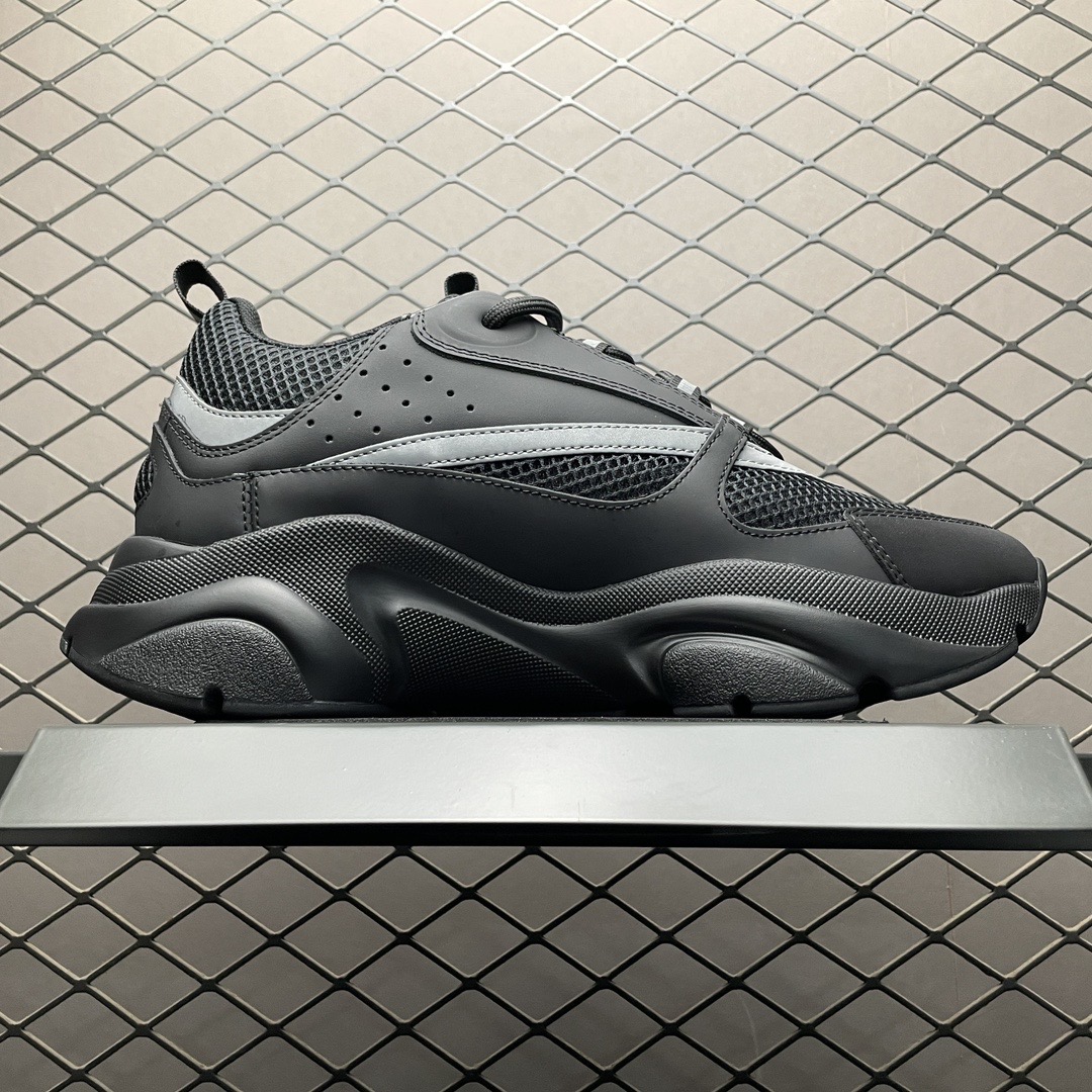 dior b22 black and sliver shoes