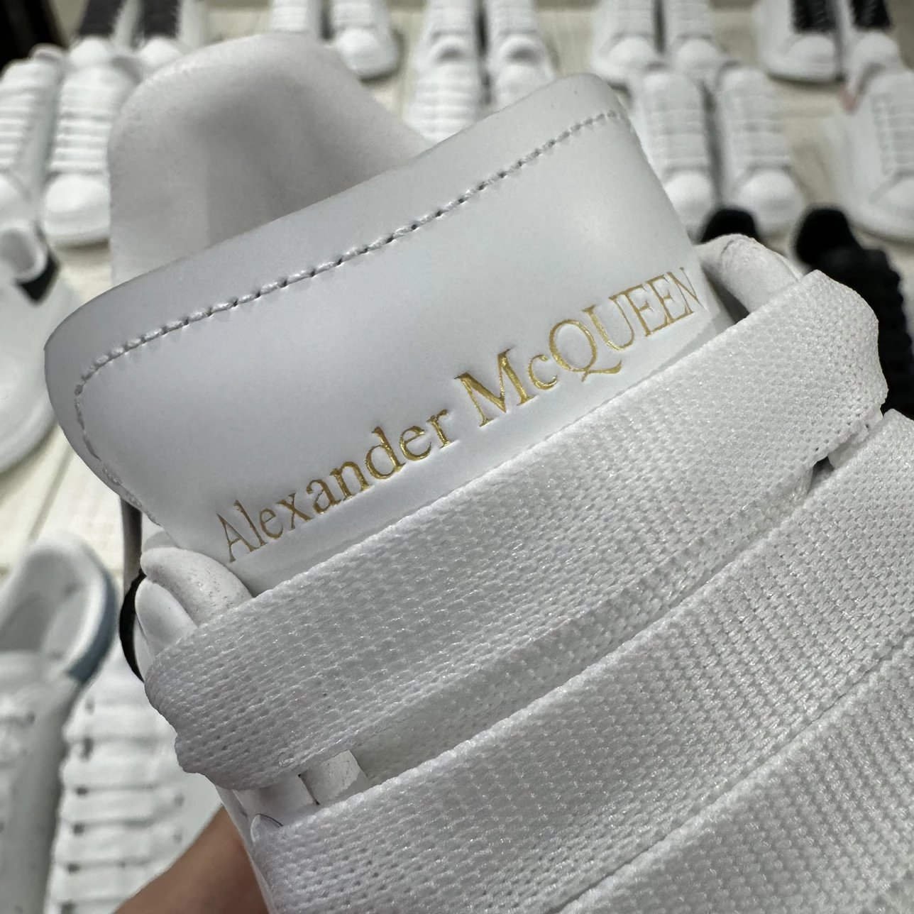 Alexander McQueen white and black Shoes