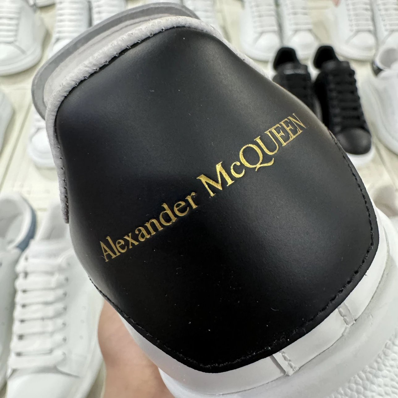 Alexander McQueen white and black Shoes