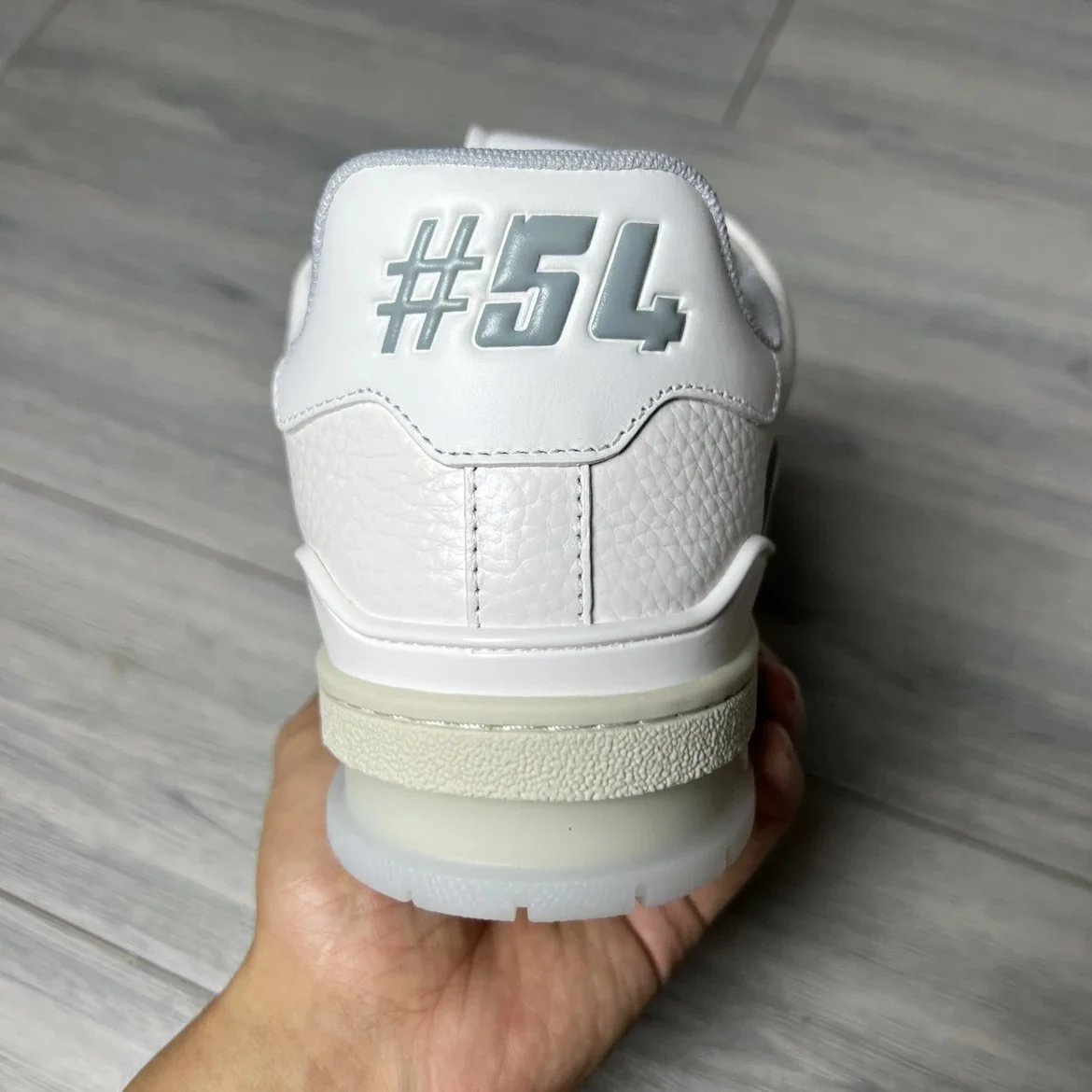 LV Full Letters Logo Trainer Shoes White