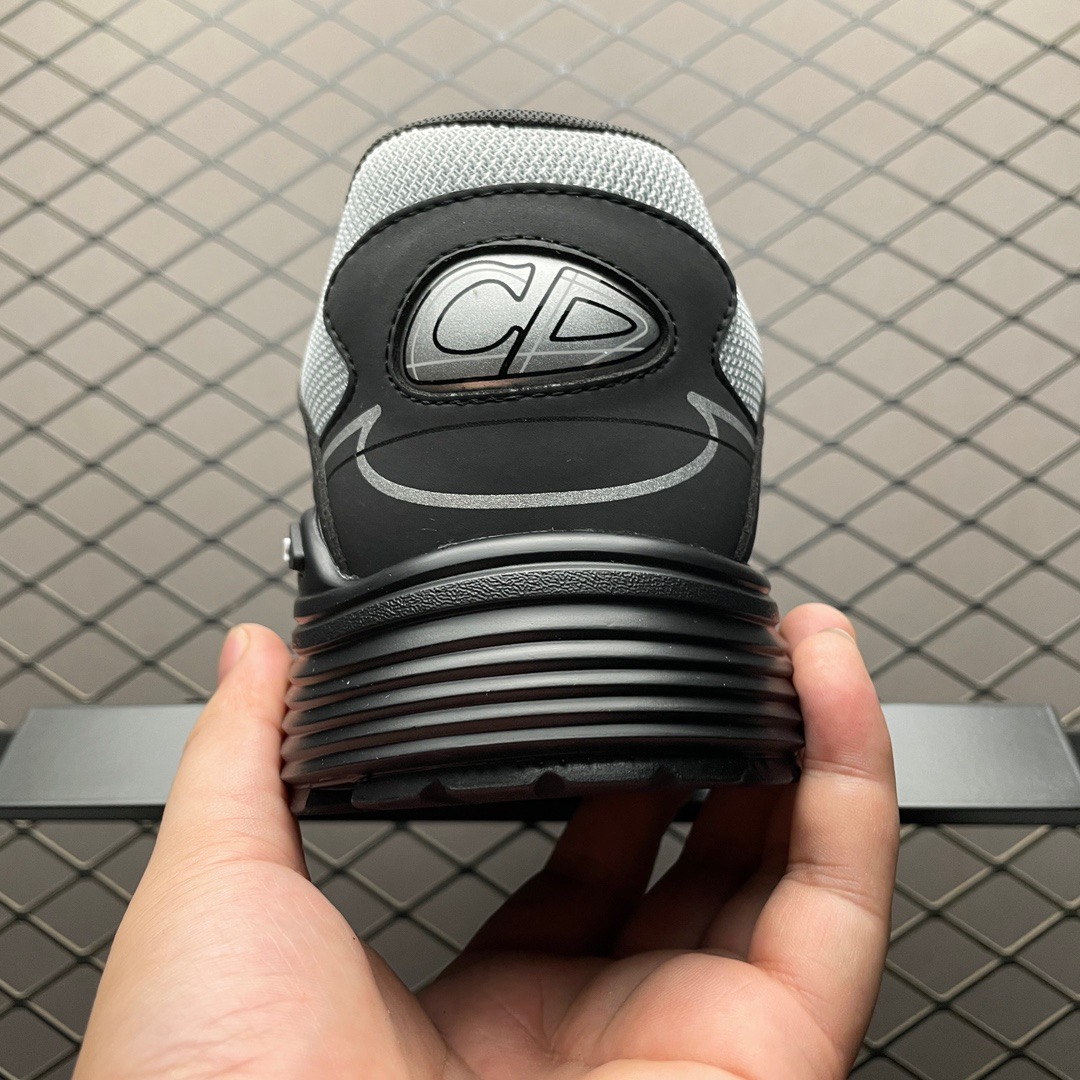 dior b30 black and sliver shoes