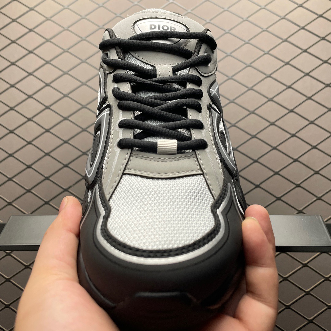 dior b30 black and sliver shoes