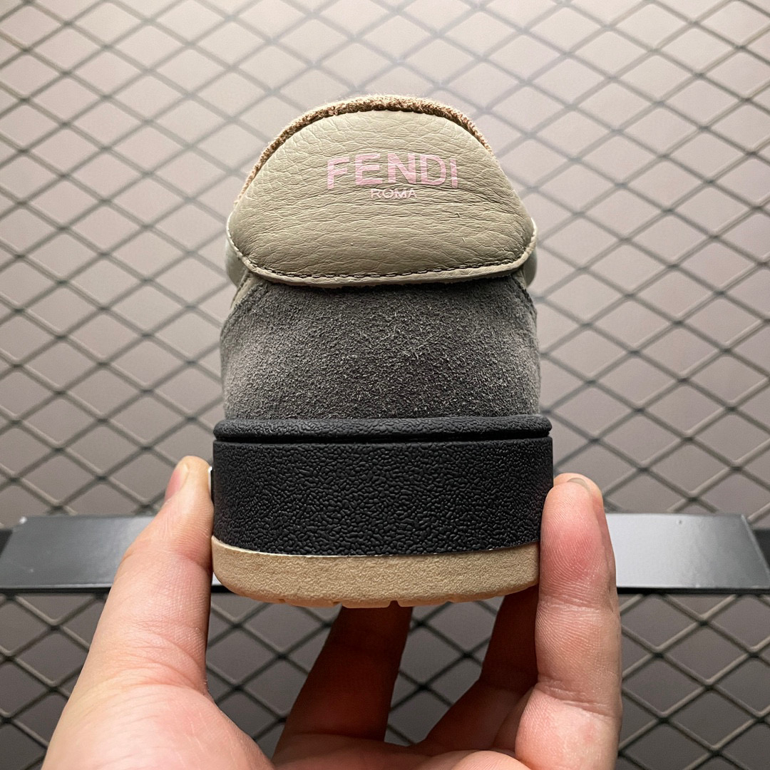 1:1 Best Quality Fendi Match Low Shoes Fleece Version