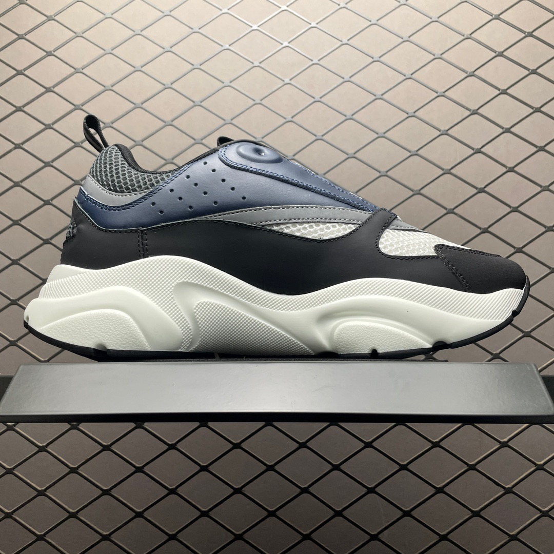 dior b22 black white and blue shoes