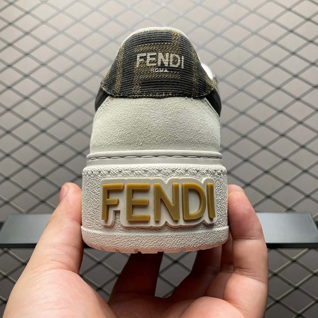 1:1 Best Quality Fendi Match Low Shoes Classic Full Logo