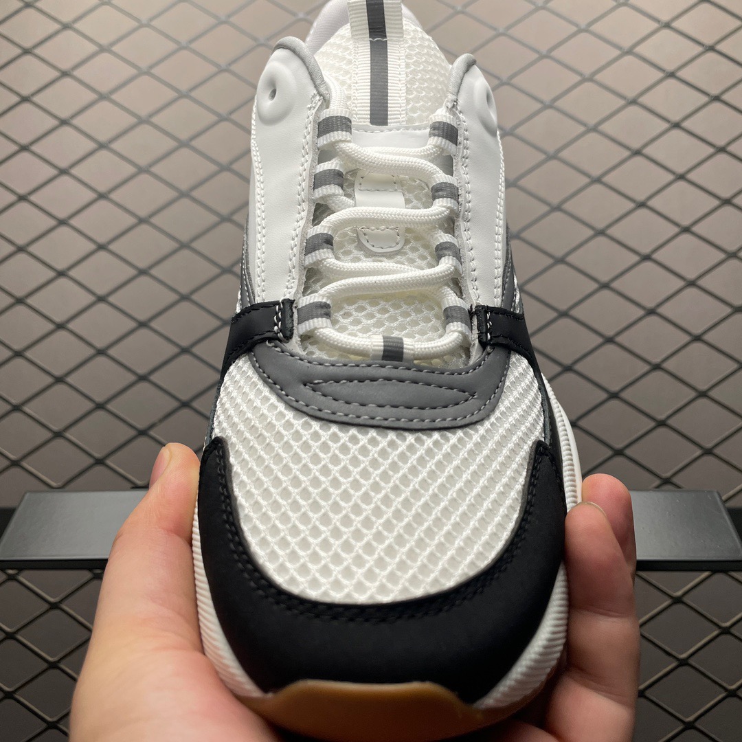 dior b22 white black and grey shoes