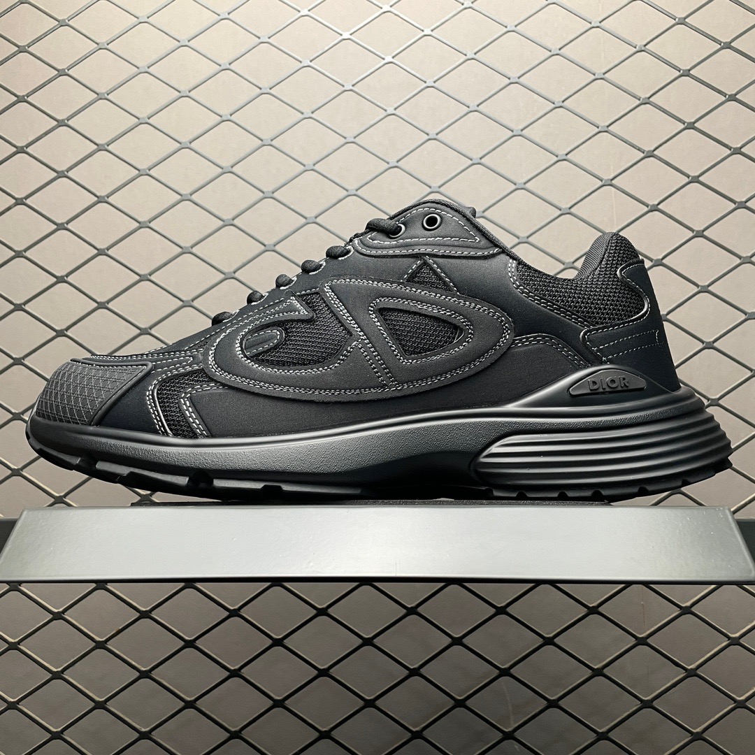 dior b30*stone island black shoes