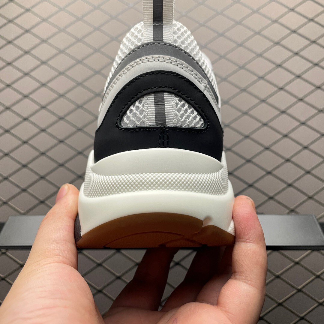 dior b22 white black and grey shoes