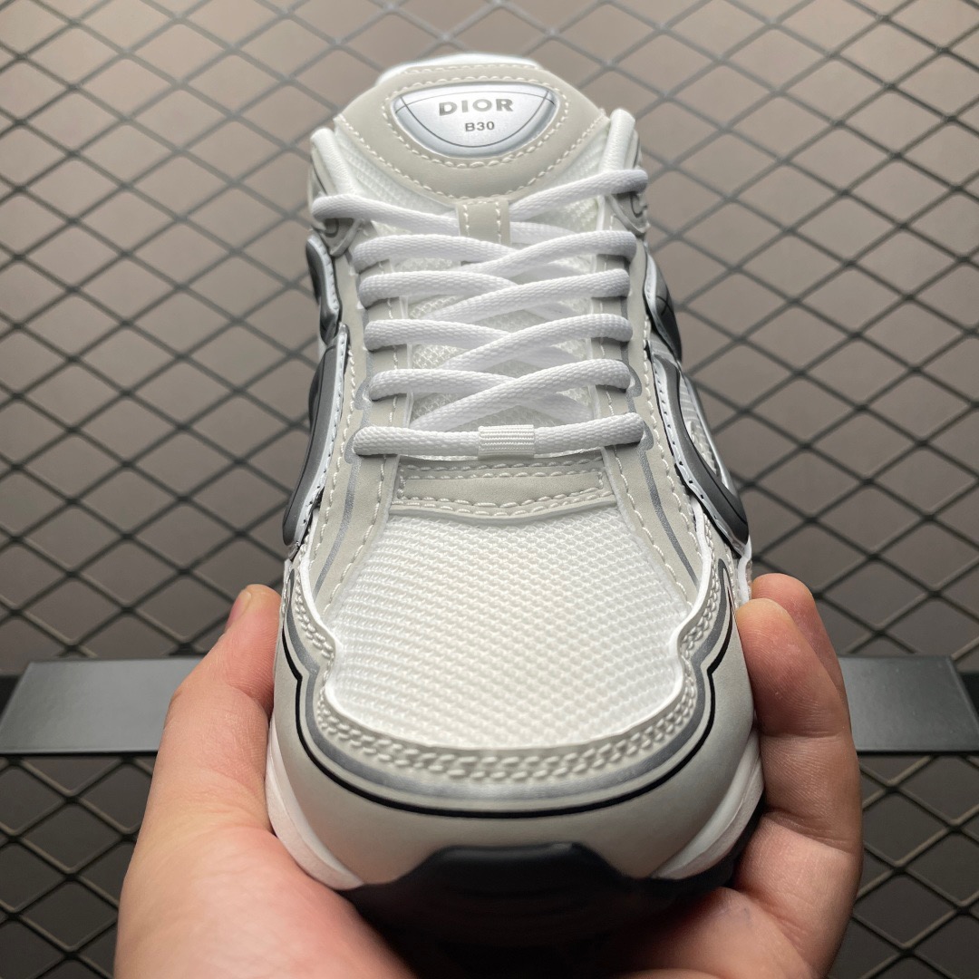 dior b30 all white shoes