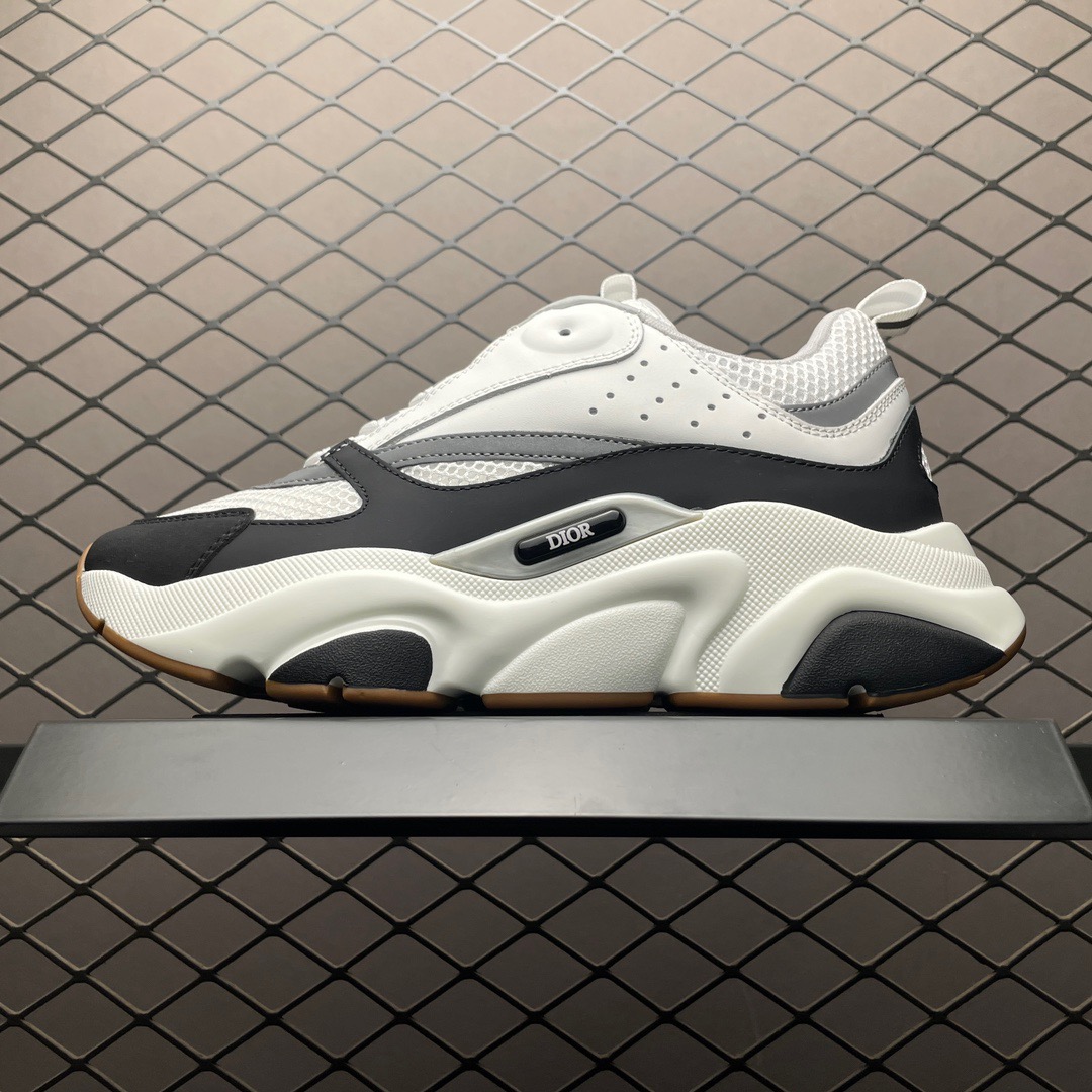 dior b22 white black and grey shoes