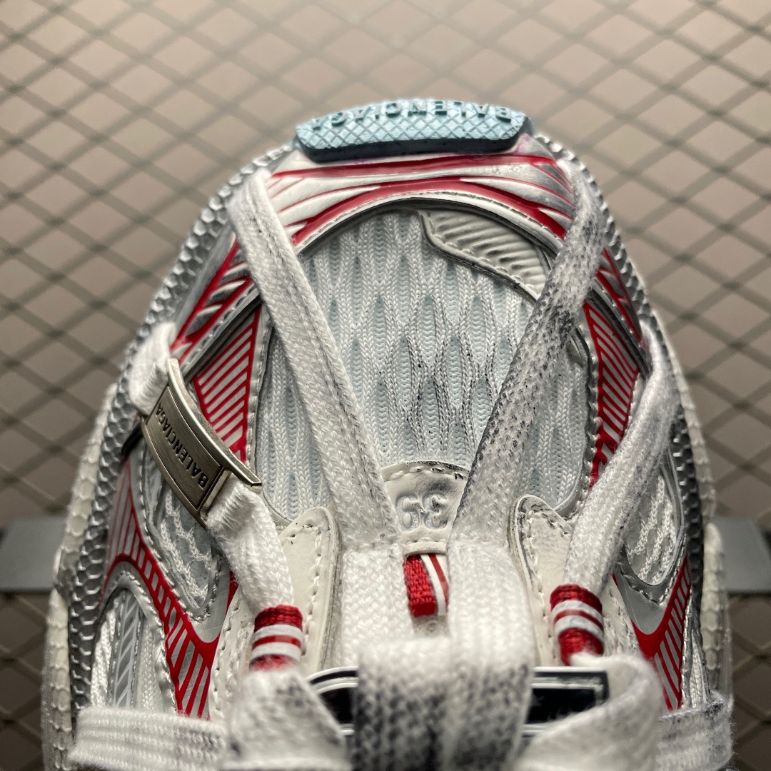 balenciaga 3xl extreme laces VG white and red shoes