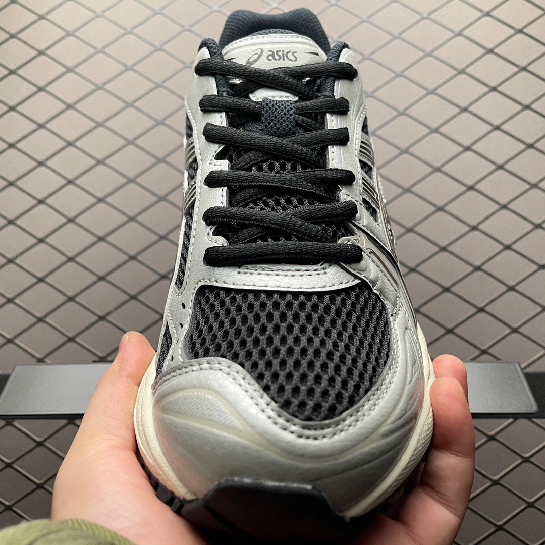 Asics GEL-Kayano 14 black and white shoes