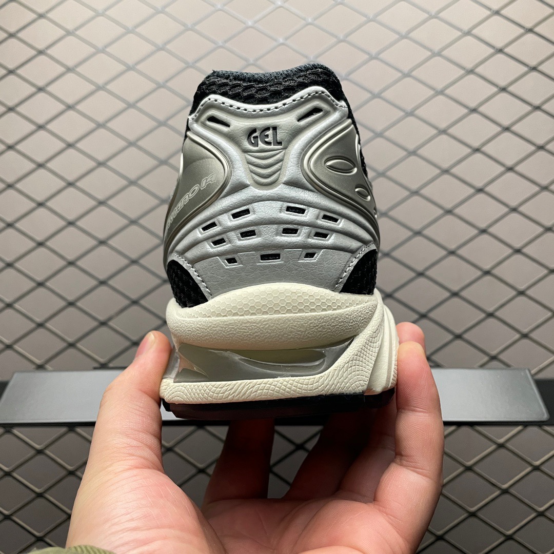 Asics GEL-Kayano 14 black and white shoes