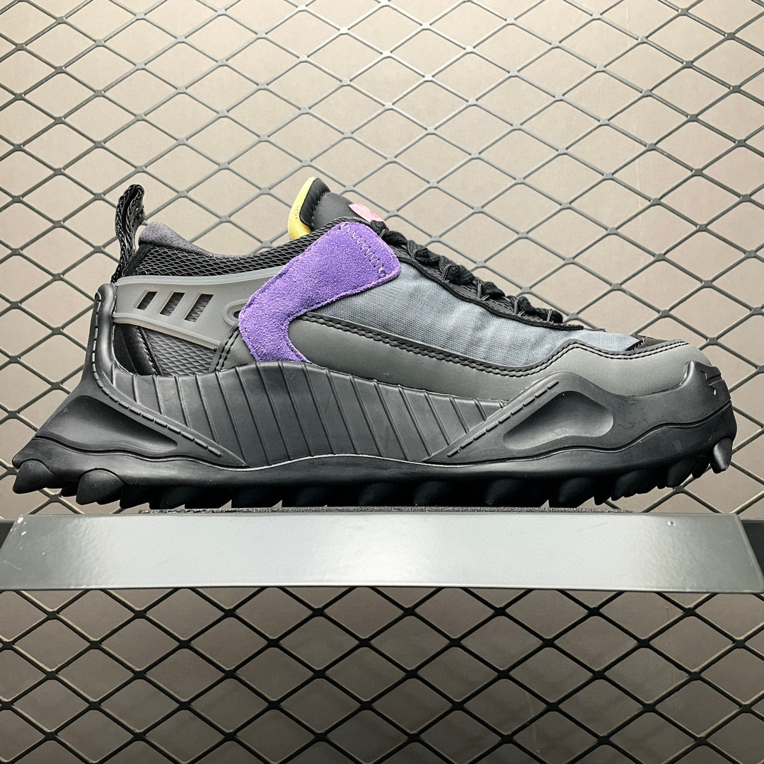 1:1 Best Quality Off White ODSY 1000 Shoes Black & Dark Grey