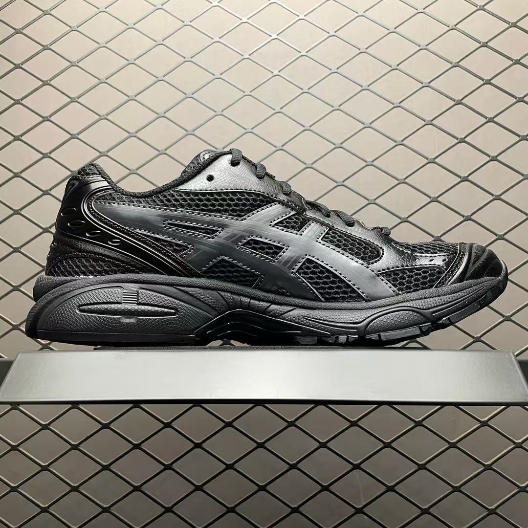Asics GEL-Kayano 14 all black shoes
