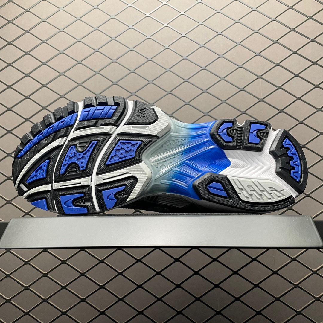 Asics GEL-Kayano 14 white and blue shoes