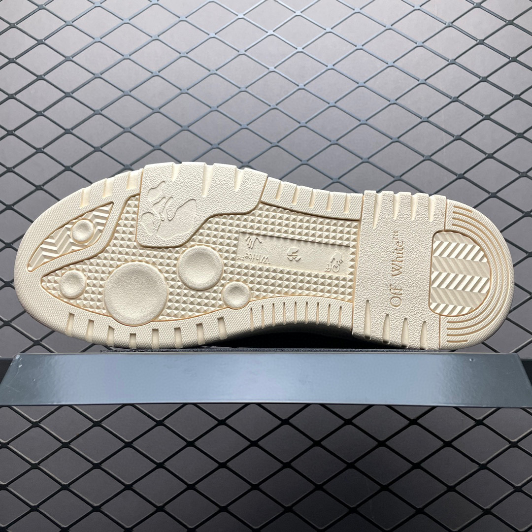 1:1 Best Quality Off White Out of Office Shoes Black Leather