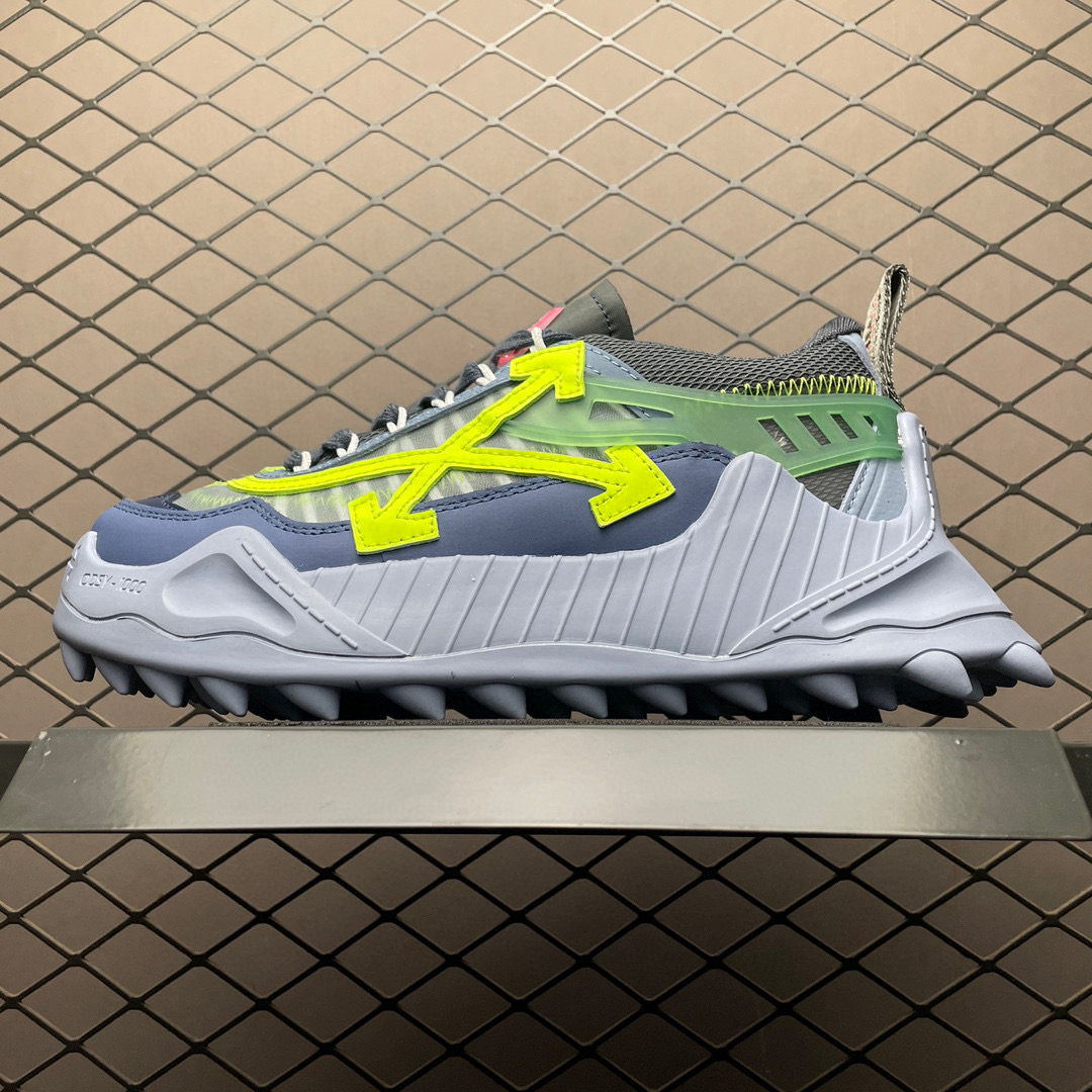 1:1 Best Quality Off White ODSY 1000 Shoes Yellow & Grey