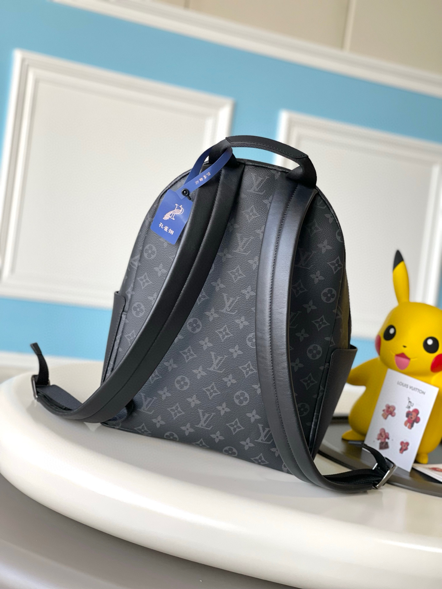 LV Discovery Monogram Backpack Black