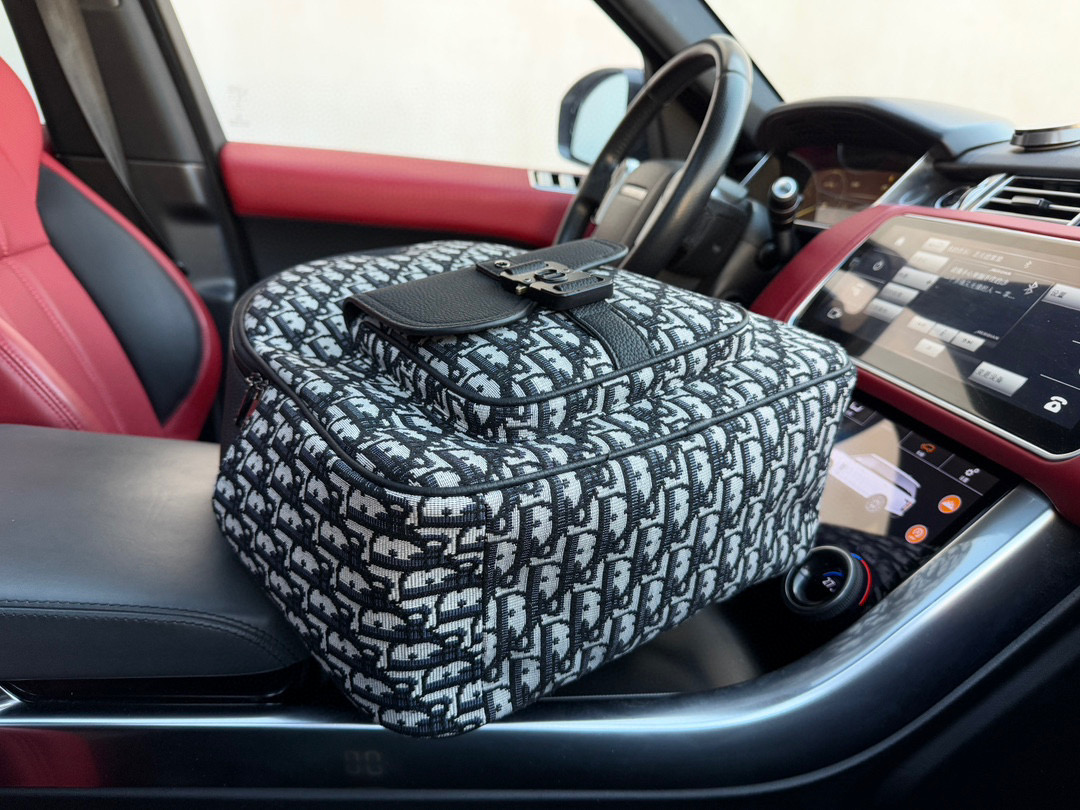 Dior Saddle Oblique Full Logo Backpack