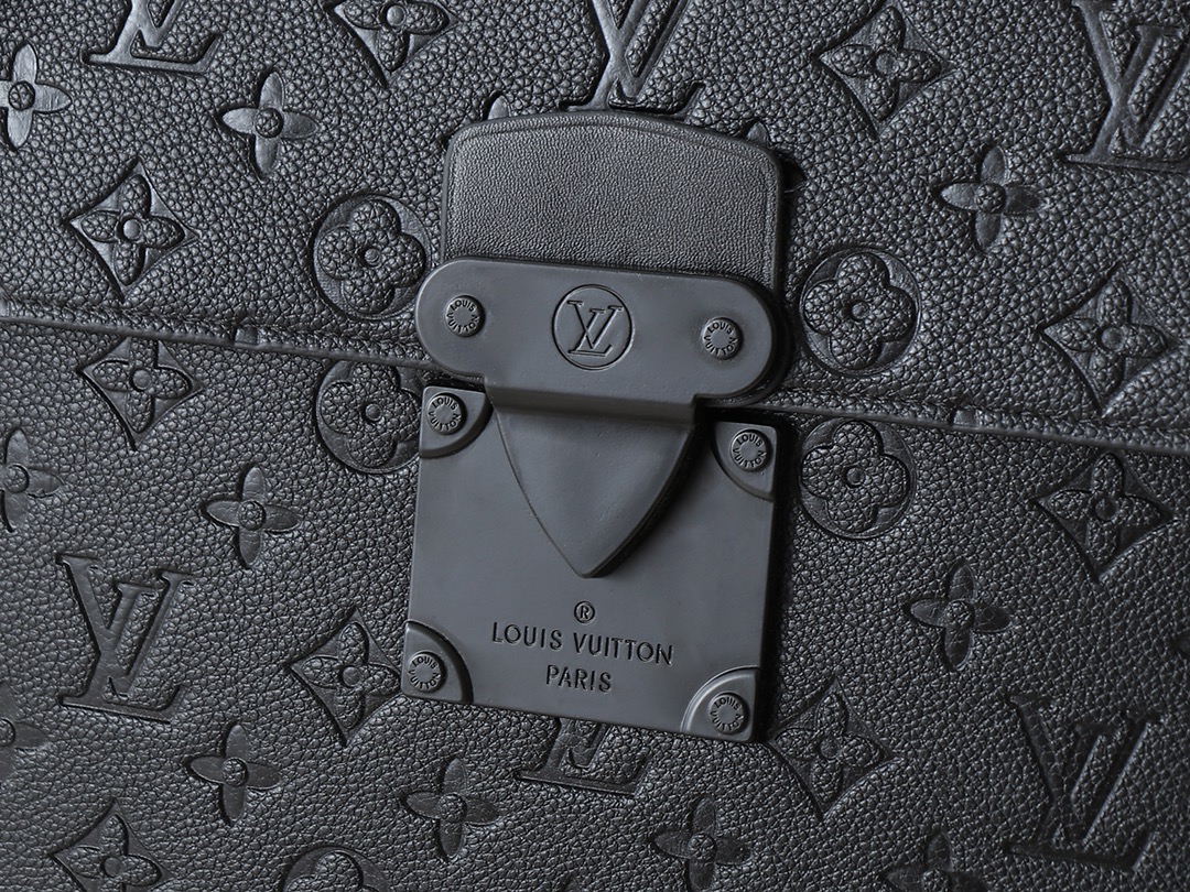 lv briefcase black bag