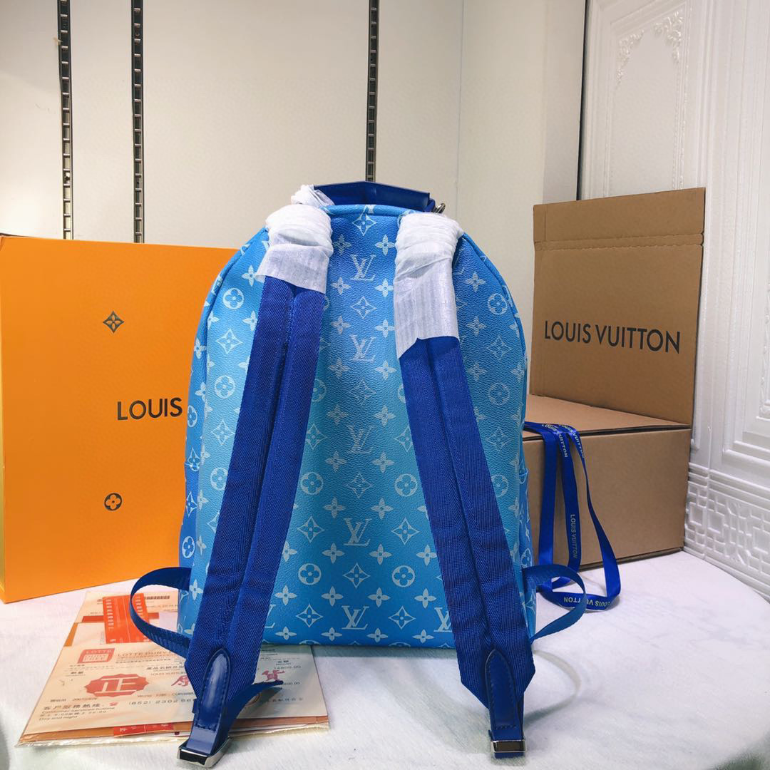LV Multi pocket Backpack Sky Blue