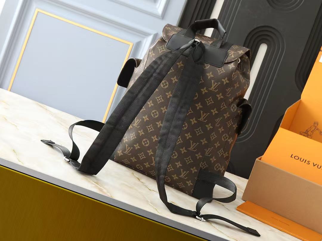 LV Christopher Monogram Brown Backpack