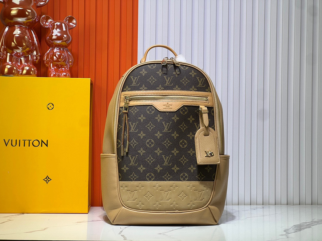 LV Outdoor Monogram mix Backpack Brown