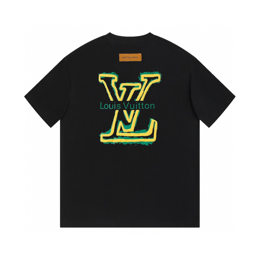 LV Yellow Logo Tee 2 Colors