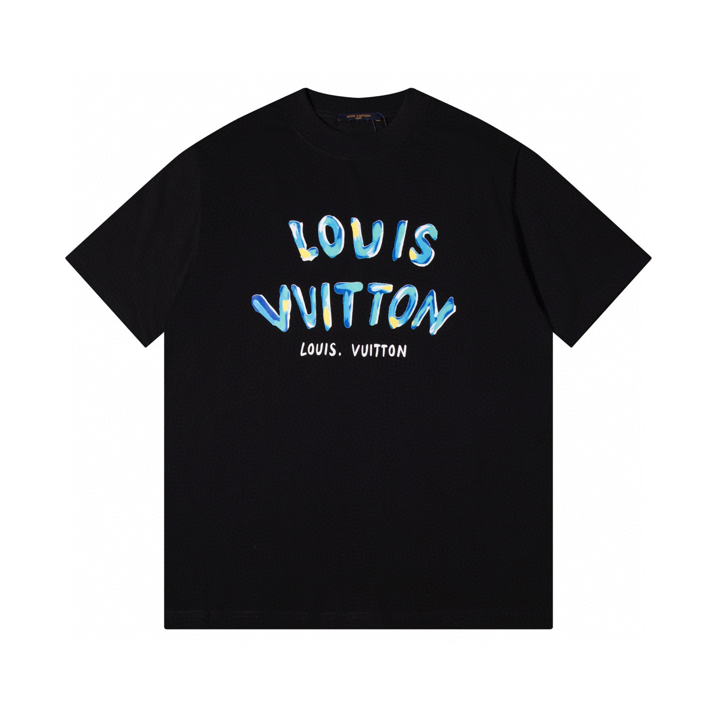 LV 2025SS Starry Sky Letters Tee 2 Colors